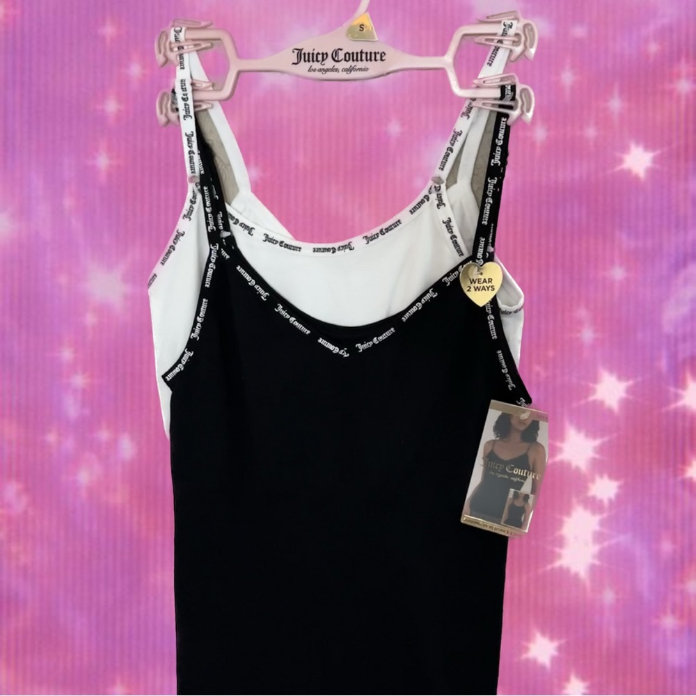Y2k Juicy Juicy Couture fitted tank-top set (set of 2)